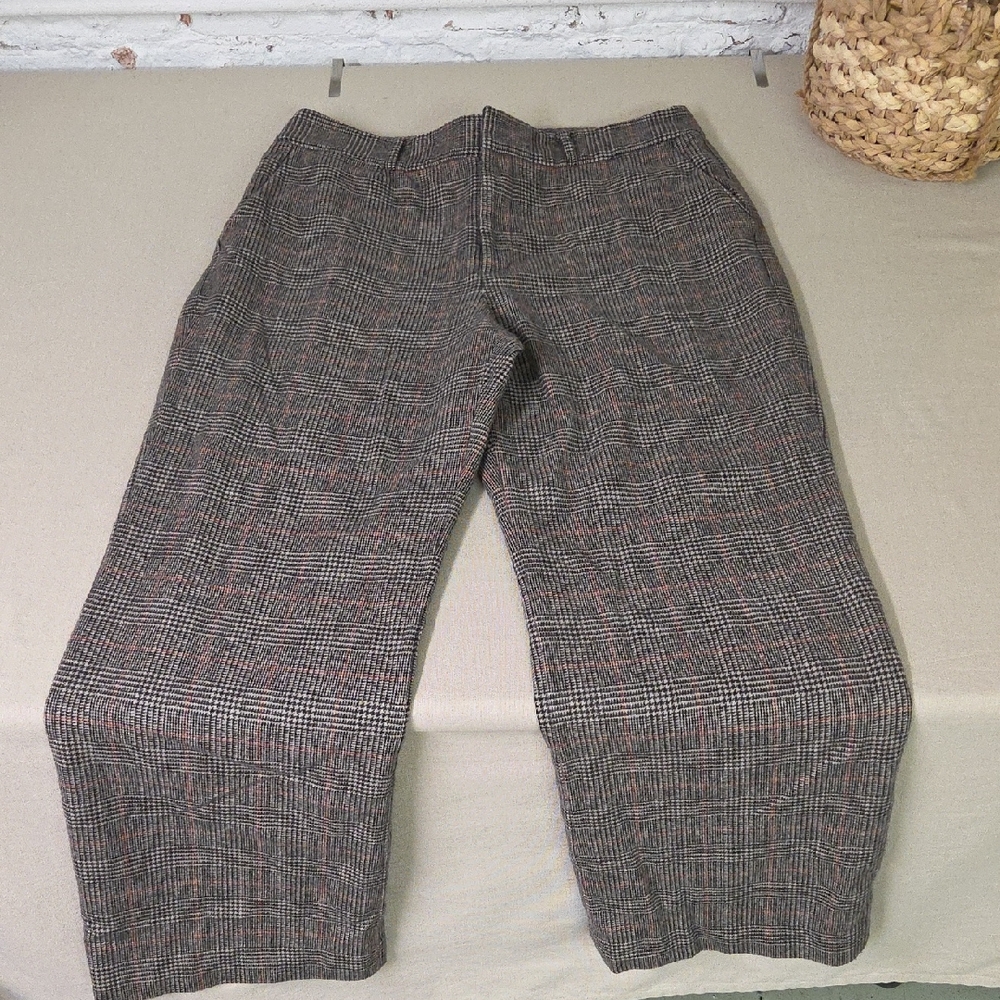 Ralph Lauren Plaid Trousers - Brown and Black Size 12 Wool Lined